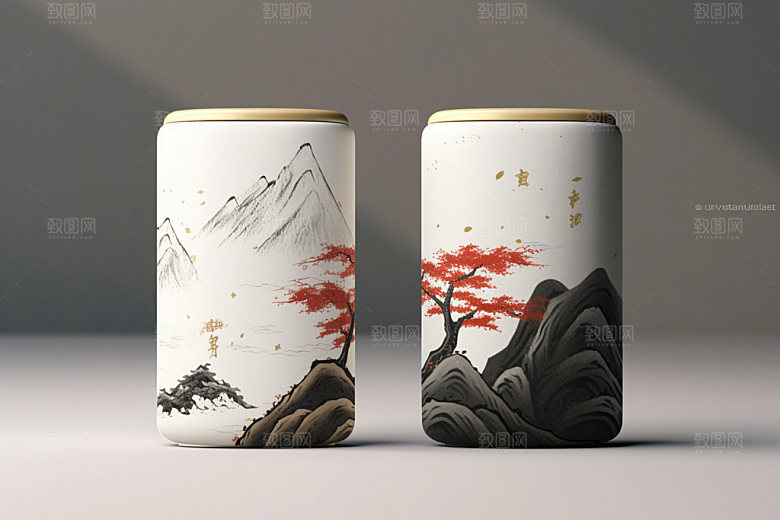 茶叶包装中式包装设计模型