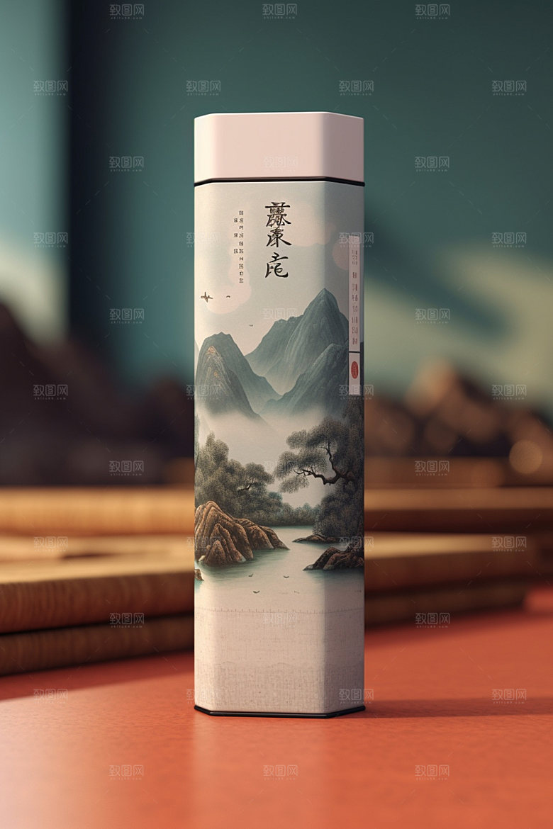 茶叶包装立体包装设计模型