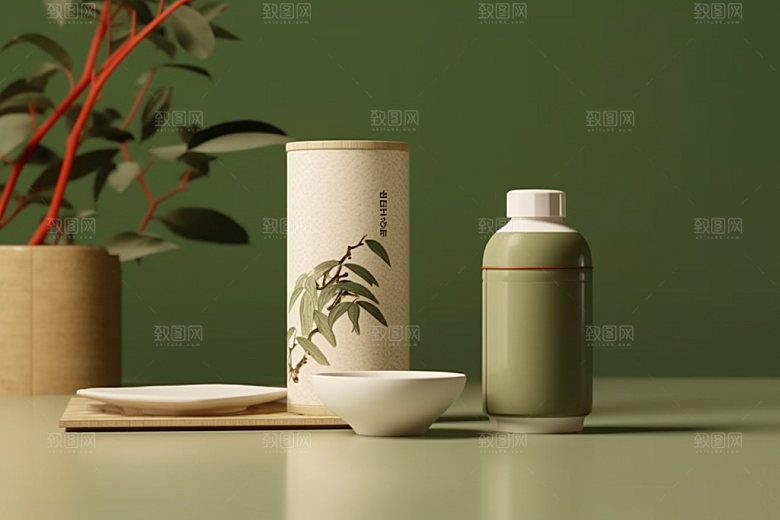 茶叶包装中式包装设计模型