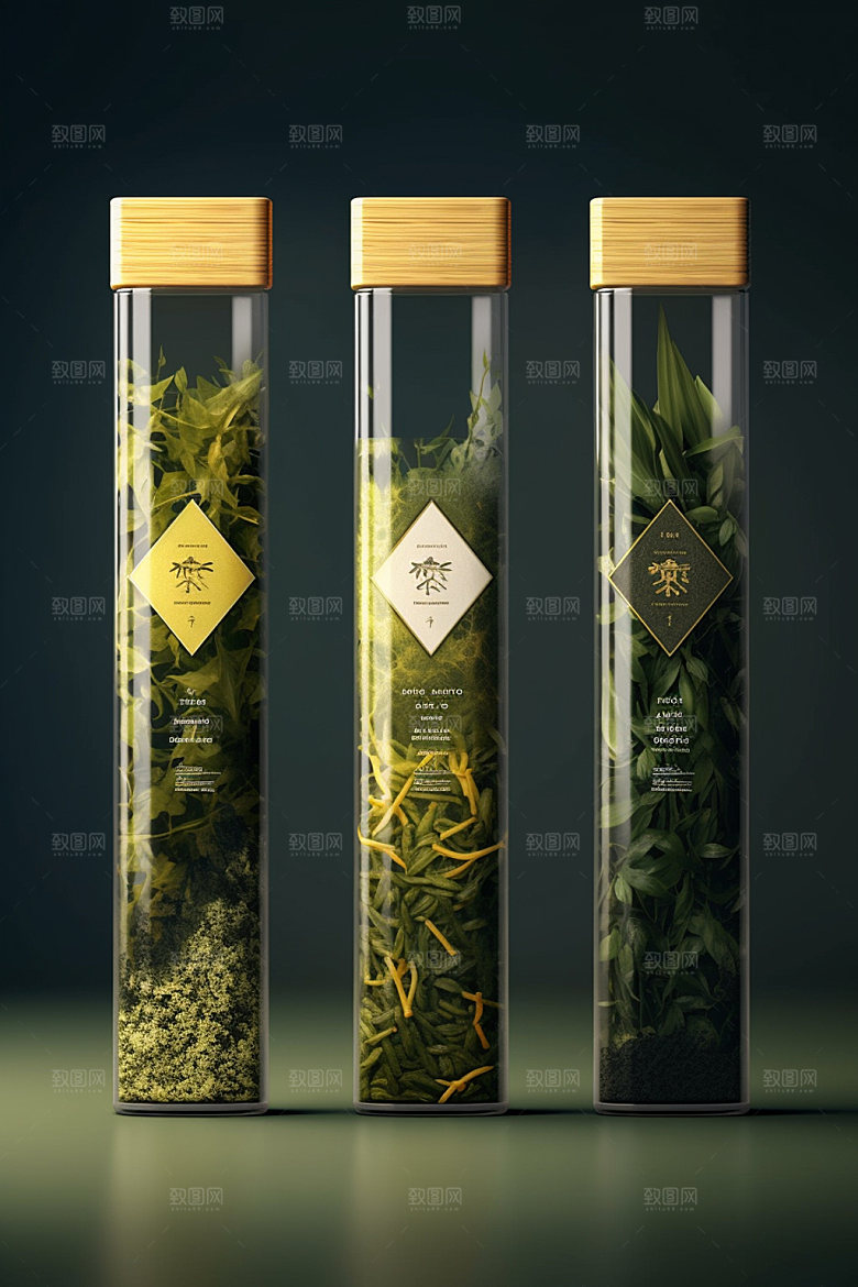 茶叶包装传统立体模型