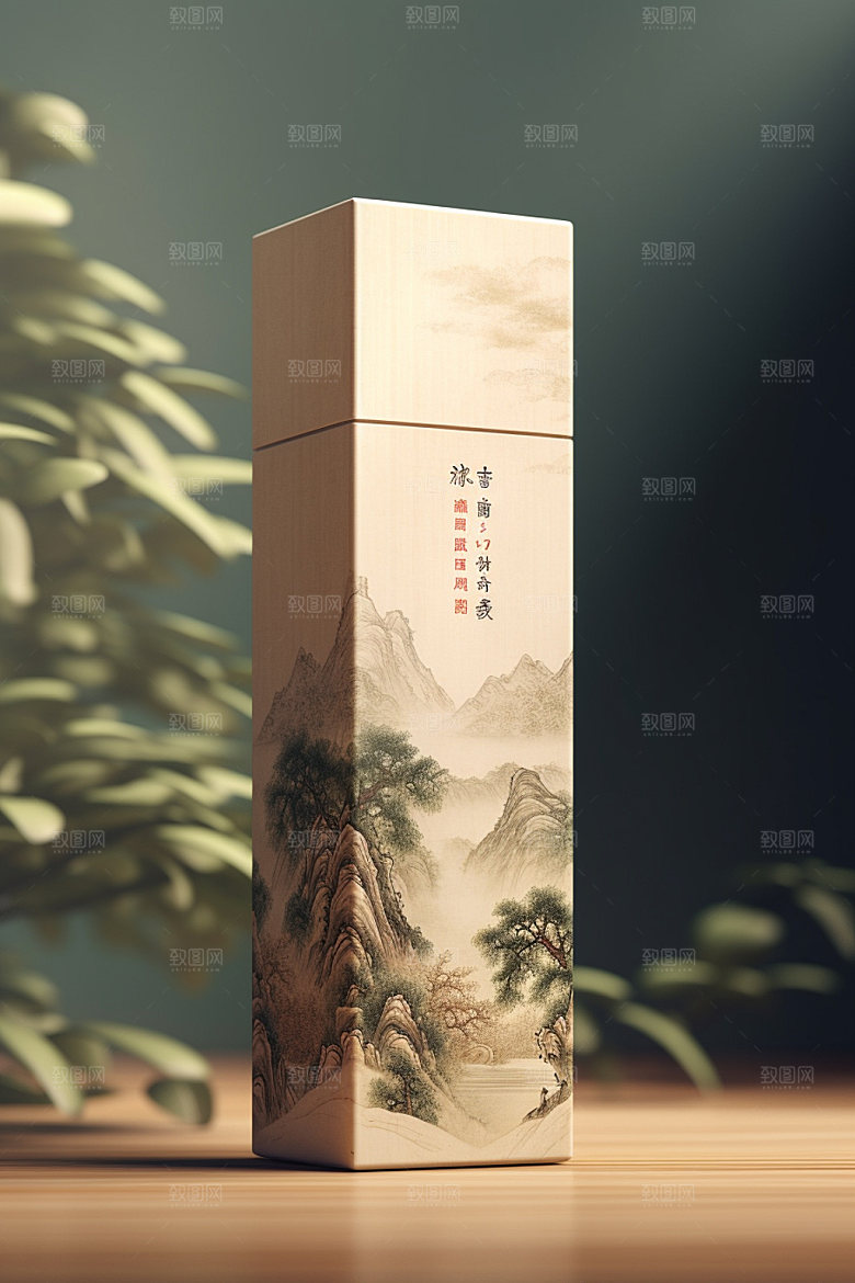 茶叶包装立体包装设计模型