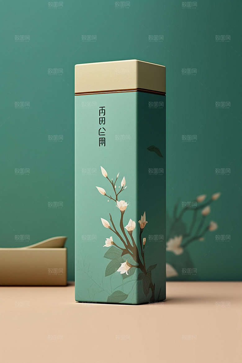 茶叶包装3D茶叶罐模型