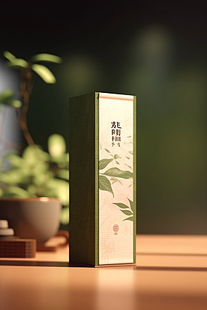 茶叶包装立体传统模型