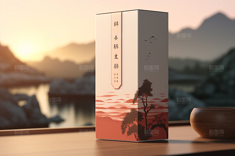 茶叶包装包装设计传统模型
