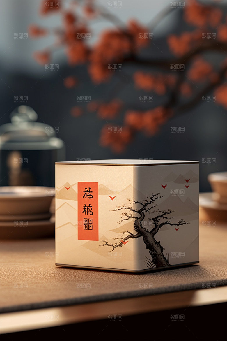 茶叶包装茶叶罐3D模型