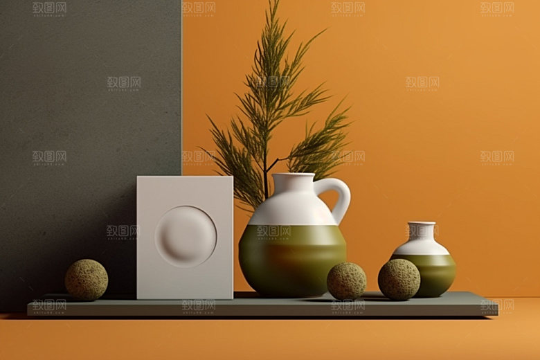 茶叶包装立体传统模型