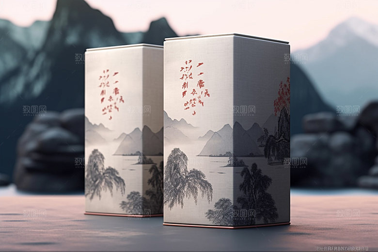 茶叶包装3D包装设计模型