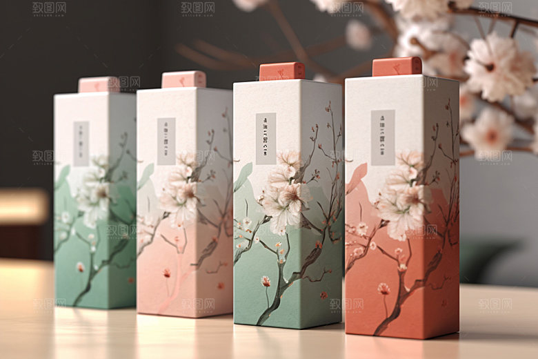 茶叶包装茶叶罐包装设计模型