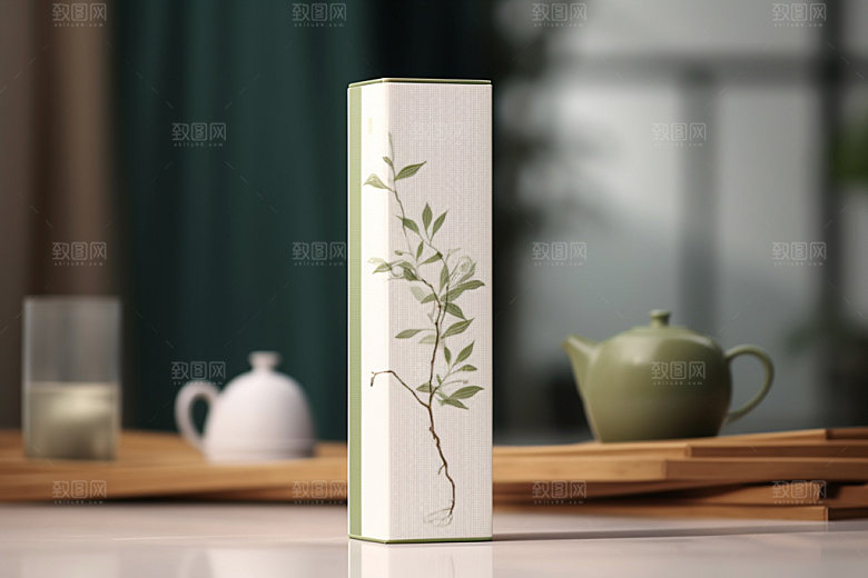 茶叶包装中国风包装设计模型