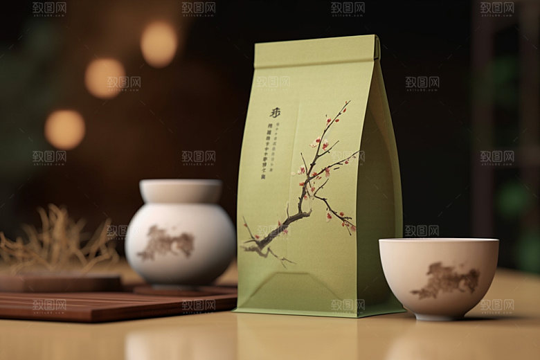 茶叶包装立体包装设计模型