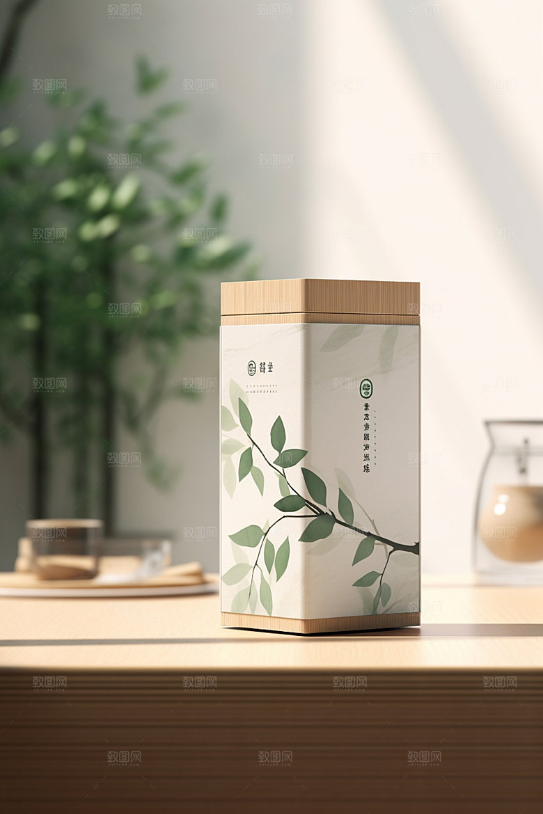 茶叶包装立体传统模型