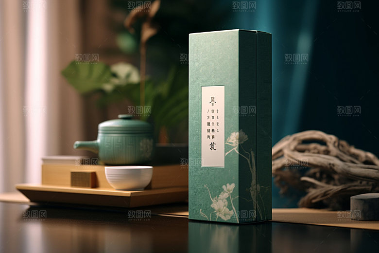 茶叶包装茶叶罐包装设计模型