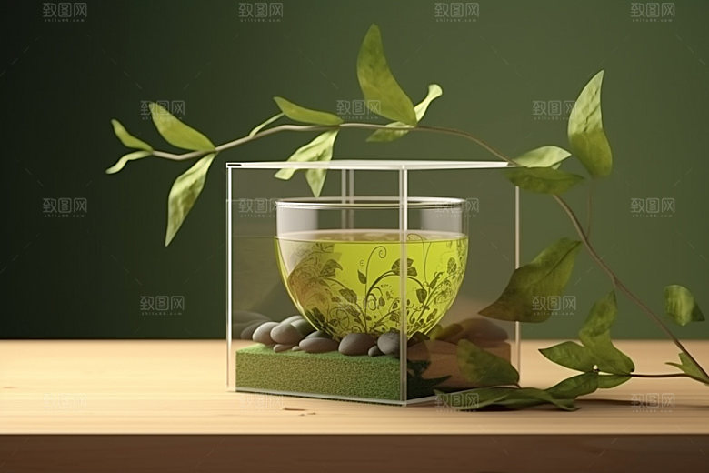 茶叶包装茶叶罐传统模型