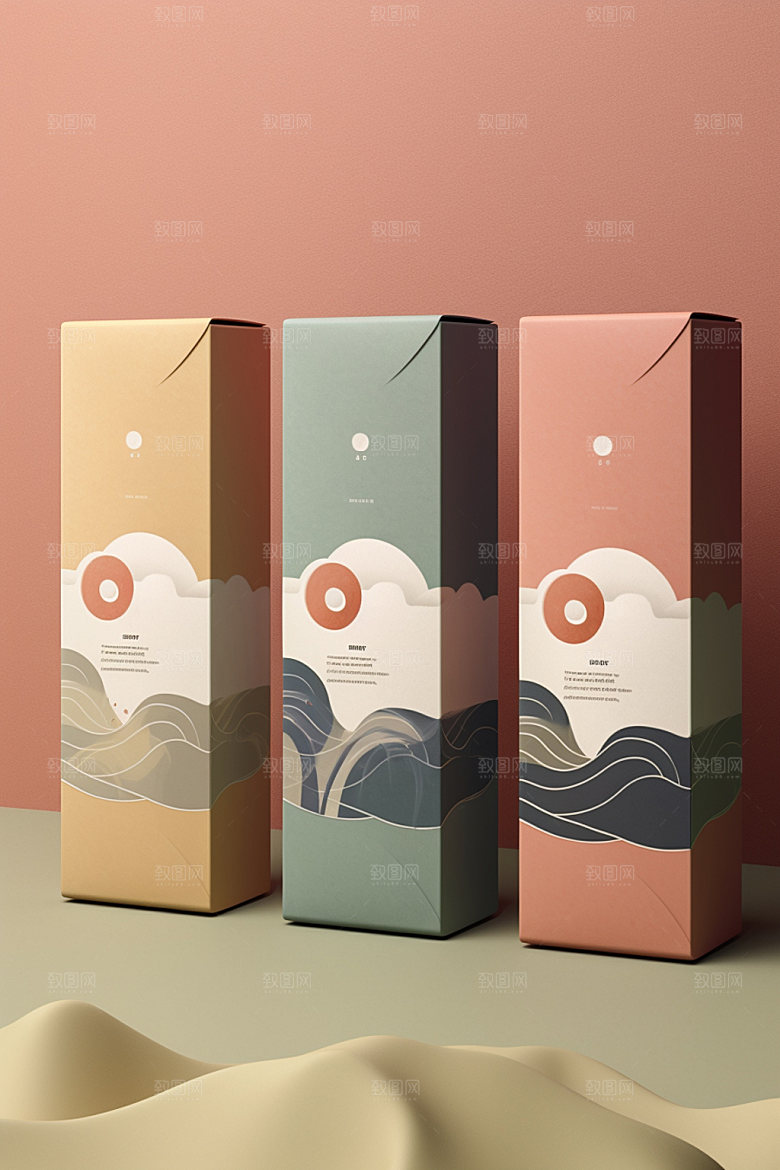 茶叶包装中式传统模型
