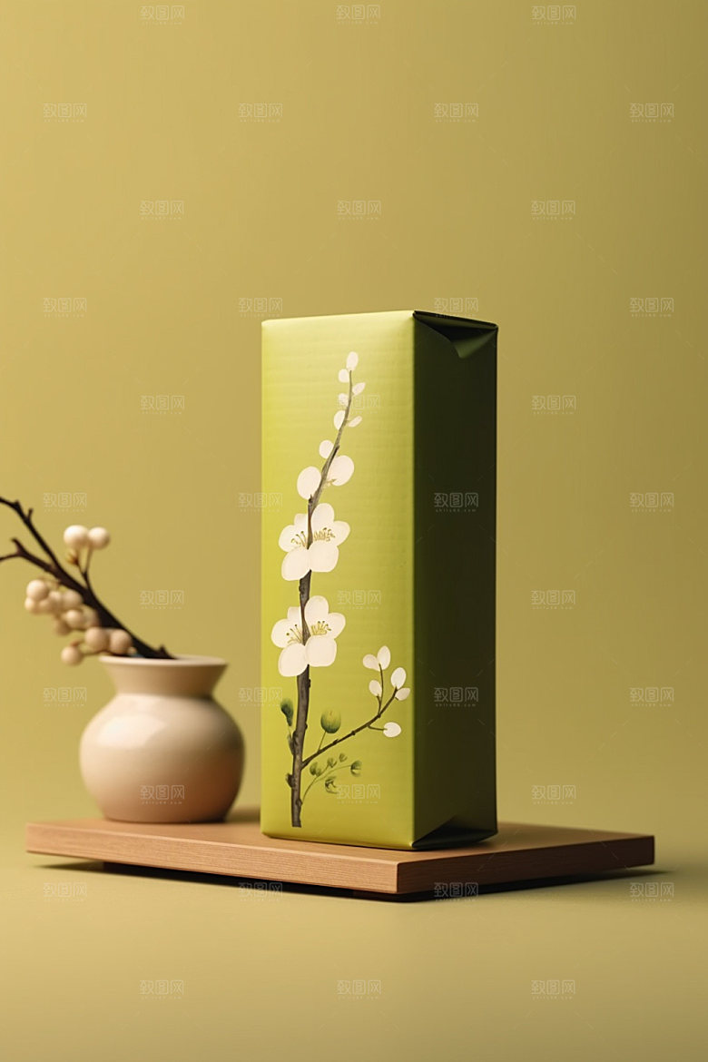 茶叶包装包装设计中式模型