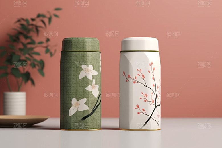 茶叶包装传统中式模型