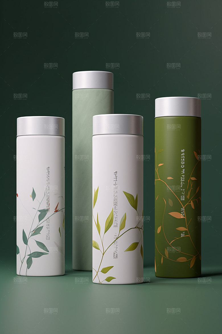茶叶包装传统立体模型