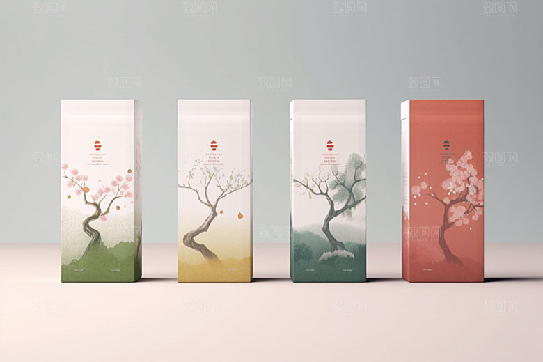 茶叶包装立体传统模型