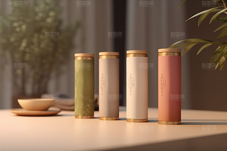 茶叶包装包装设计中式模型