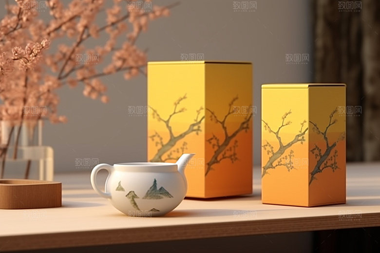 茶叶包装传统包装设计模型