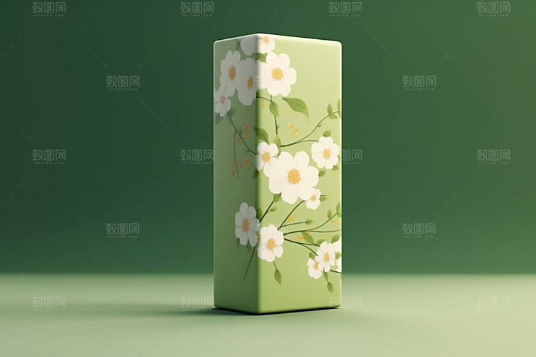 茶叶包装3D中国风模型