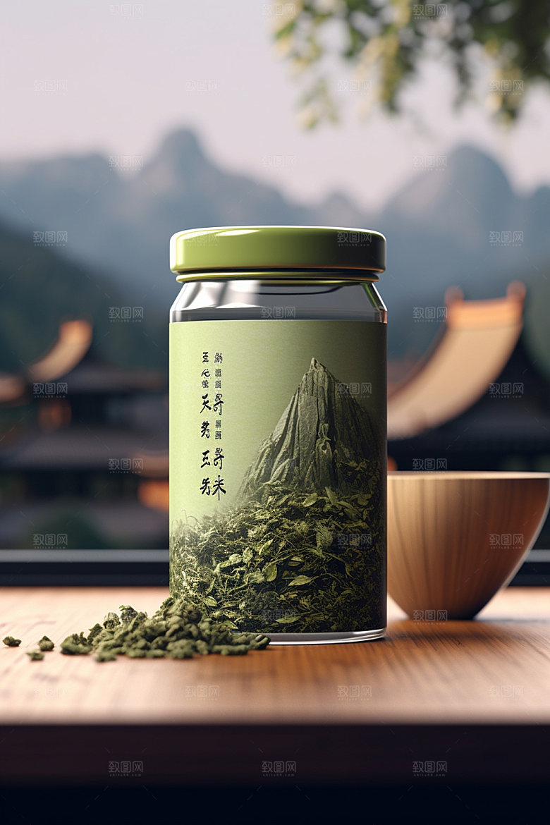 茶叶包装包装设计立体模型