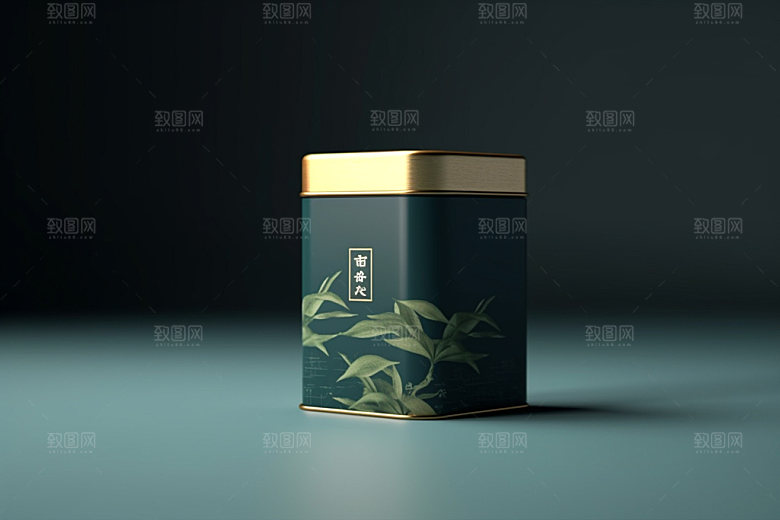 茶叶包装3D茶叶罐模型
