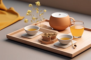 茶叶包装茶叶罐立体模型
