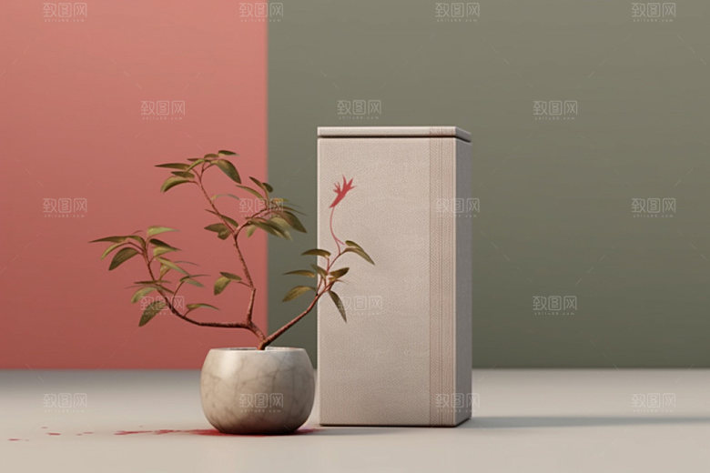 茶叶包装茶叶罐传统模型