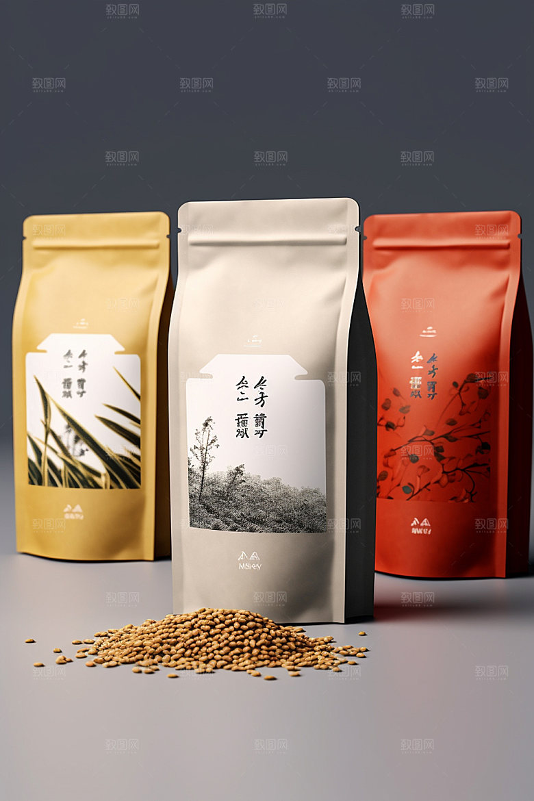 茶叶包装中式3D模型
