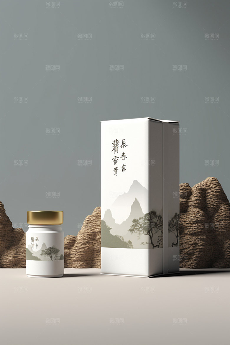 茶叶包装3D包装设计模型