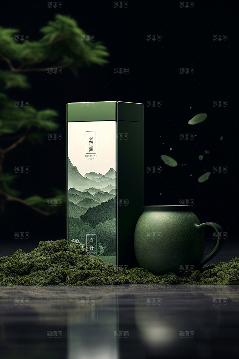 茶叶包装中式包装设计模型
