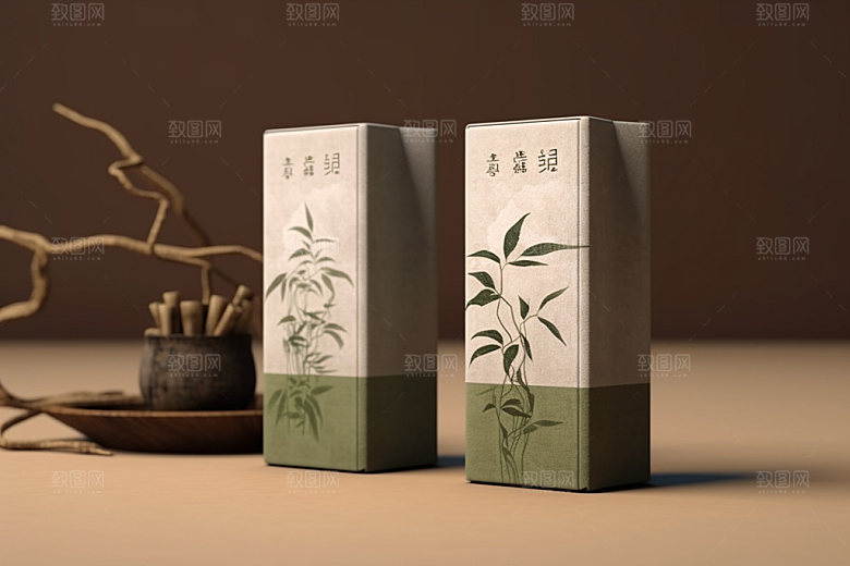 茶叶包装3D立体模型