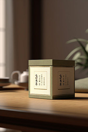 茶叶包装传统3D模型
