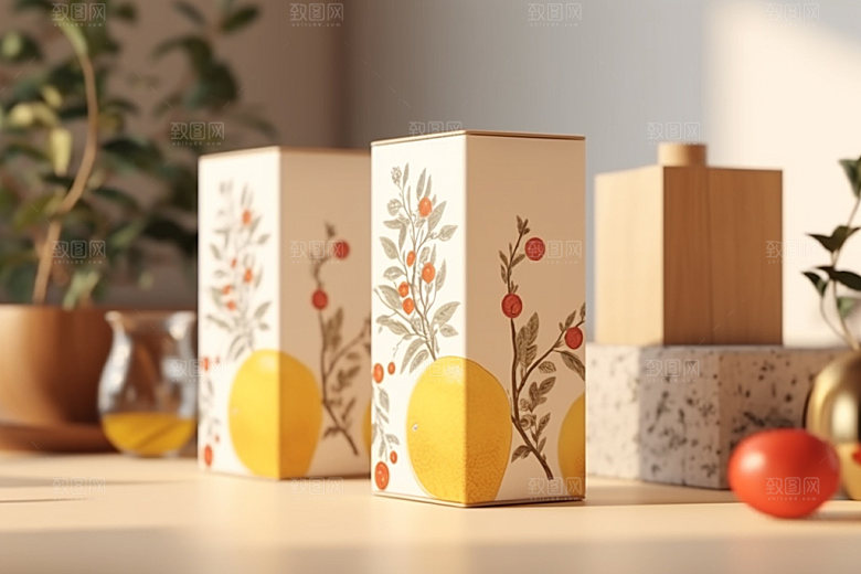 茶叶包装中式传统模型