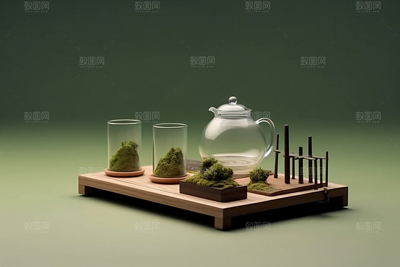 茶叶包装中式包装设计模型