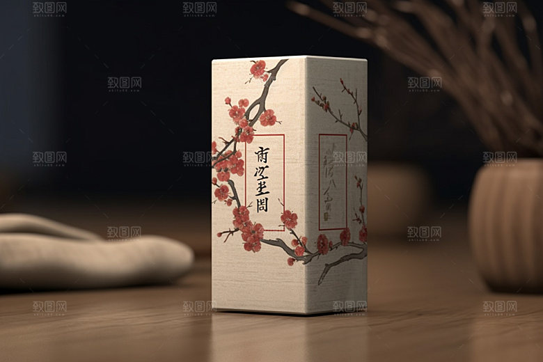 茶叶包装立体3D模型