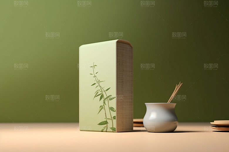 茶叶包装中式传统模型