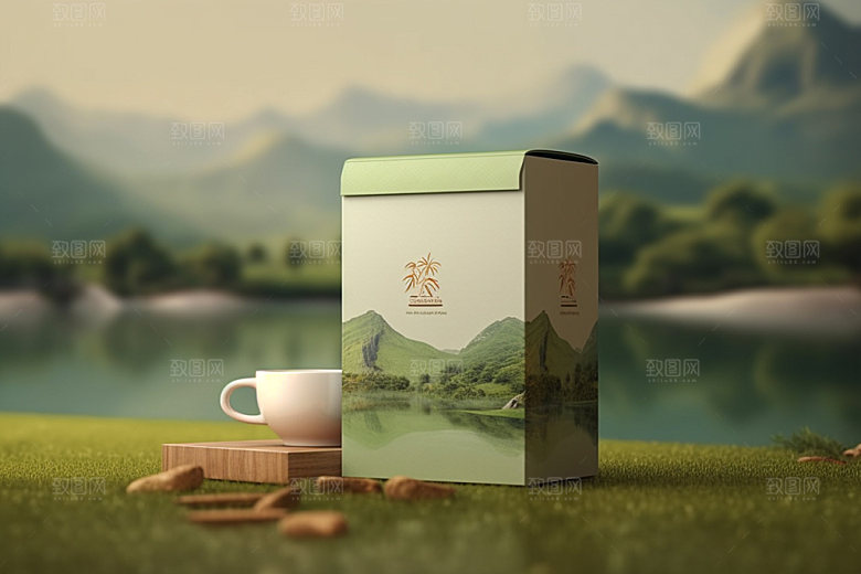 茶叶包装3D茶叶罐模型