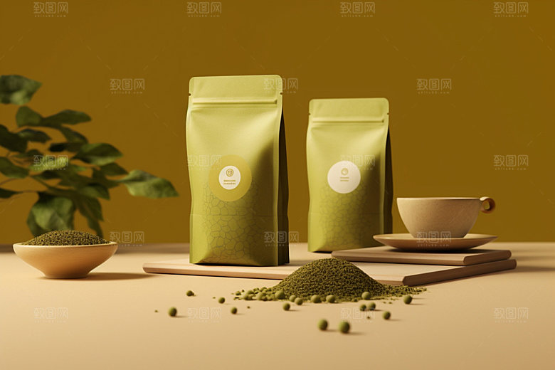 茶叶包装传统立体模型
