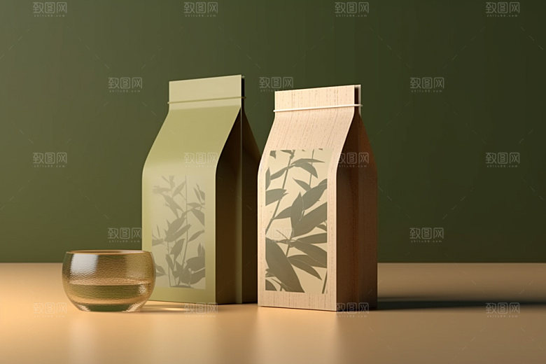茶叶包装中式中国风模型