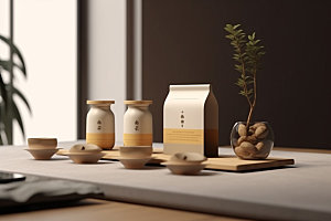 茶叶包装茶叶罐传统模型
