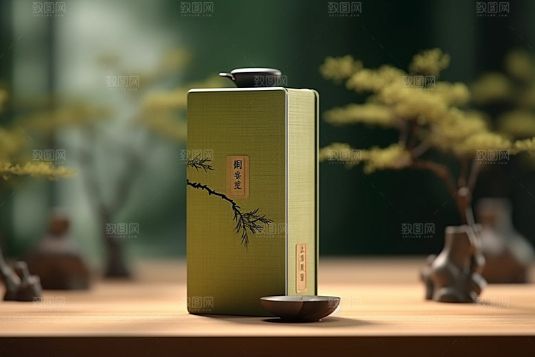 茶叶包装传统3D模型