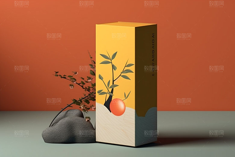 茶叶包装立体3D模型