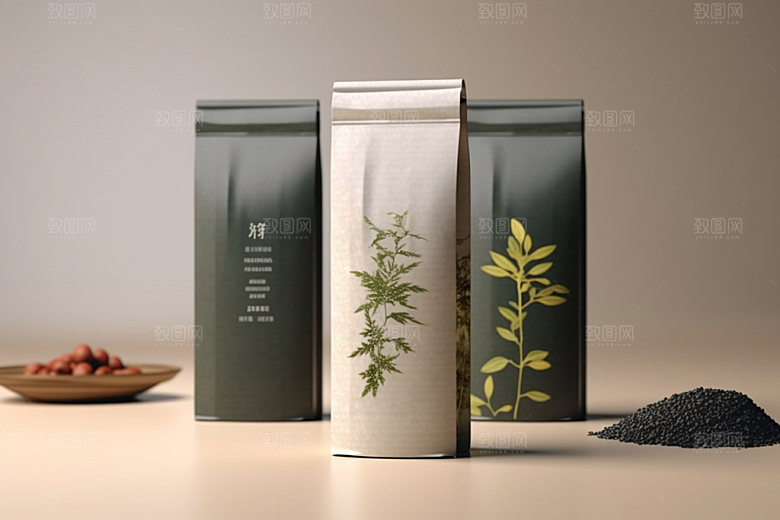 茶叶包装中式中国风模型