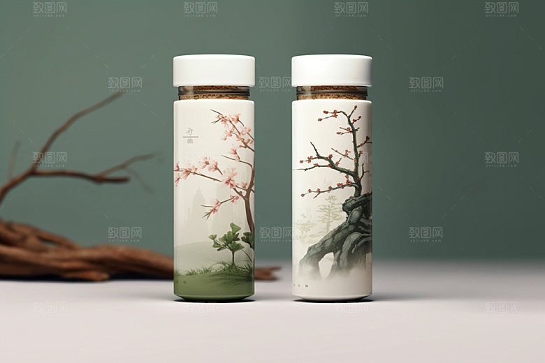 茶叶包装传统3D模型