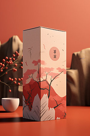 茶叶包装中式包装设计模型