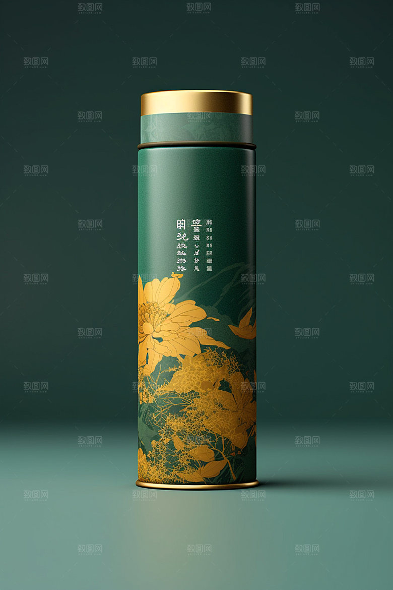 茶叶包装包装设计中式模型