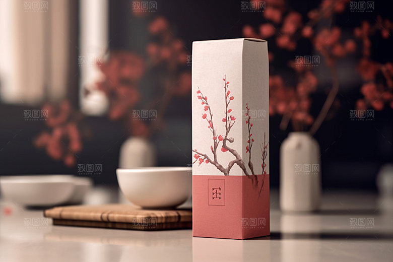 茶叶包装传统中国风模型