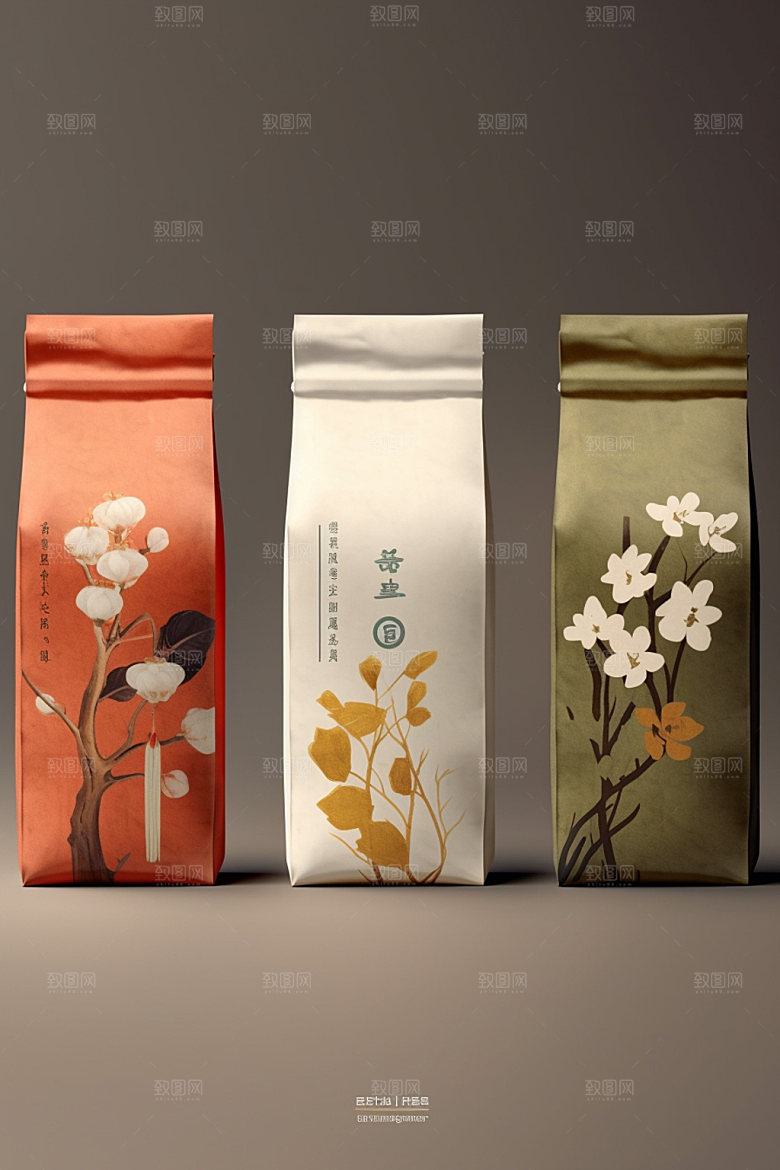 茶叶包装中国风茶叶罐模型